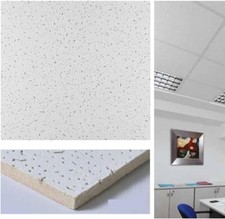 Pannelli controsoffitto 60x60x1.2 cm  14 pz Fibra Minerale in appoggio  5.04 mq