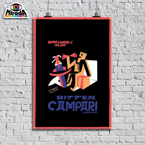 Poster vintage bitter campari - poster,