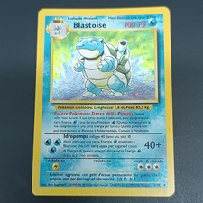Carta Pokemon Blastoise BS 2 Set Base Rara Holo Italiano Exc/NM B152