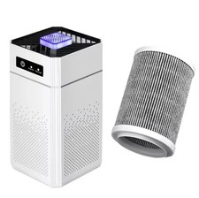 Purificatore d'Aria Filtro HEPA con Ionizzatore Silenzioso Contro Allergie Odori