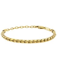 Bracciale Uomo Acciaio Gold