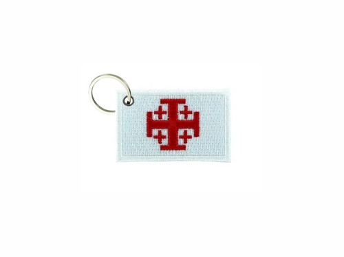 Portachiavi ricamato patch - ricamato,