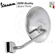 SPECCHIETTO CON ATTACCO ALLO SCUDO PIAGGIO VESPA PX 125 150 200 TUTTE LE VESPE
