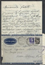 1940 aerograma con censura - con,