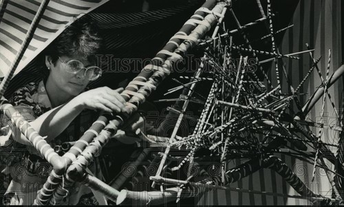 1989 stampa foto scultrice - stampa,
