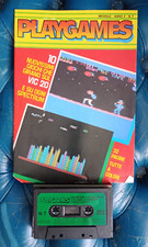 ZX SPECTRUM E VIC 20 - RIVISTA E CASSETTA  "PLAYGAMES" N.7 -