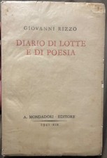Diario di Lotte e di Poesia - Giovanni Rizzo - d’Annunzio