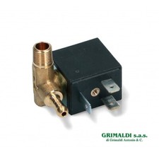 ELETTROVALVOLA FERRO DA STIRO ATTACCO MASCHIO 1/8 4W 220V PORTAGOMMA 90° DESTRO