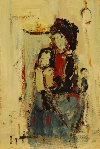 Donna con bambino danti alvaro - donna,