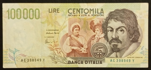 100000 lire 1995 bb - lire, 18/12/1995