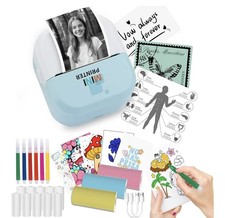 Stampante Etichette Portatile con Bluetooth 4.2 | 57mm Stampante Termica per Adesivi