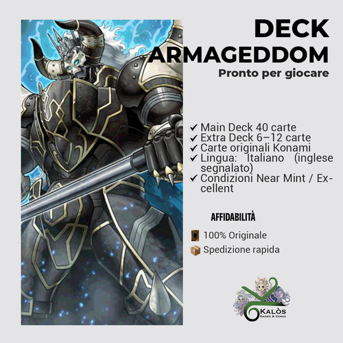 Yugioh mazzo deck armageddon - yugioh!,