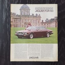 1982 Jaguar XJ6 - Original AD Pubblicità Vintage