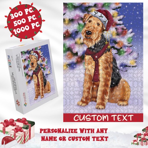 Airedale terrier puzzle per - airedale,