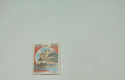 Francobollo castello aragonese - francobollo,