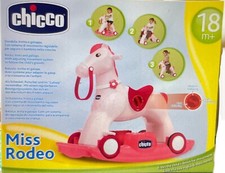 Chicco Miss Rodeo Rosa Dondola , Trotta e Galoppa 18m+