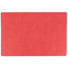 Villa d'Este Home Tivoli Set 6 Tovaglietta 45x30cm, in pvc, soft touch, rosso co