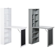 HOMCOM Scrivania Pieghevole