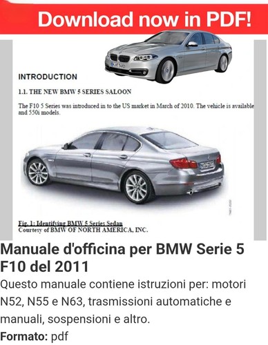 Manuale officina per bmw - d'officina,