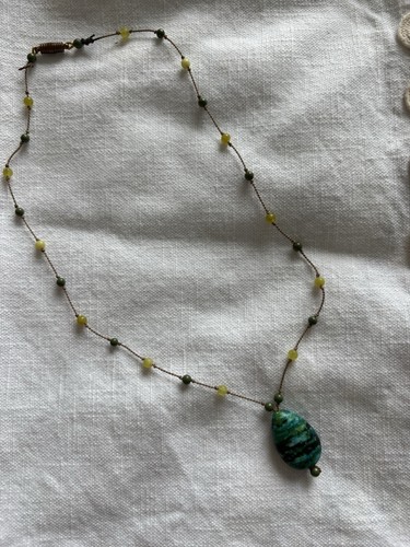 Collana con ciondolo corda - collana,