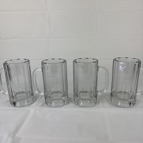 Set tazze birra vetro - 4, in