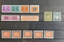 ITALIA Segnatasse Recapito Pacchi MNH/MH (+ 2 falsi) da svuotamento album RARI