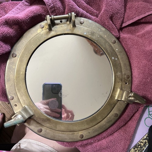 Antico oblò ottone - oblò,