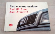 Audi 80 Avant - S2 Avant Manuale Libretto Uso e Manutenzione 1993 Italiano raro