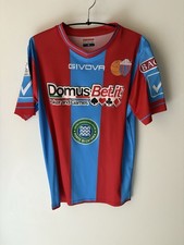 MAGLIA MATCH WORN CATANIA 2019/20 M Sarno VINTAGE INDOSSATA CALCIO