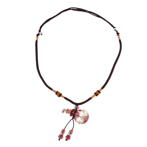 Collana con bottiglia porta - con,