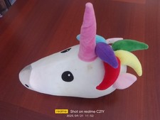 PELUCHE UNICORNO, TIPO DA CUSCINO.