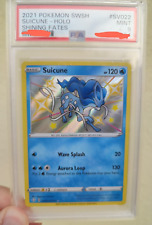 2021 Pokemon Sun & Moon Suicune Holo Shiny Shining Fates PSA 9 MINT ENG #SV22