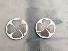 alfa romeo 1750 gt veloce coppia fregi stemmi loghi quadrifoglio dorato badge 