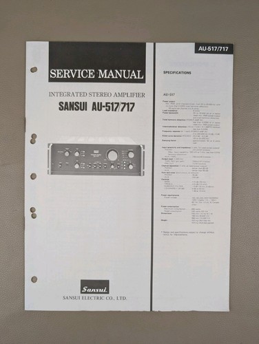 Sansui 517 717 integrated - sansui, au-517/717