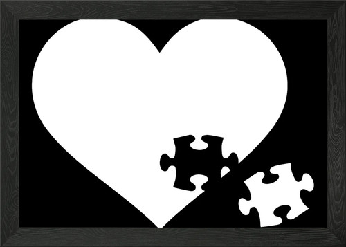 Puzzle puzzle cuore