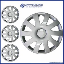 SERIE 4 BORCHIE - 4 COPRICERCHI COPPE RUOTA 16 PER OPEL VIVARO 16->