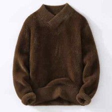 Maglione maglia uomo scollo a