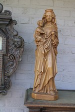 Antica GRANDE statua bambino