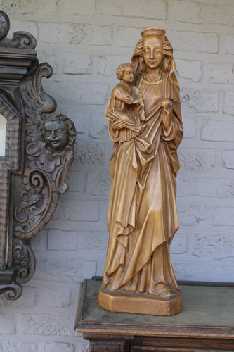 Antica grande statua bambino - antica,