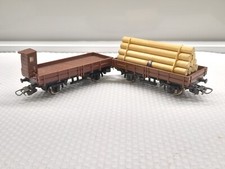 LIMA VICENZA HO H0 COPPIA CARRI MERCI Piani FS TRENINO ELETTRICO TRENO ANNI 60 