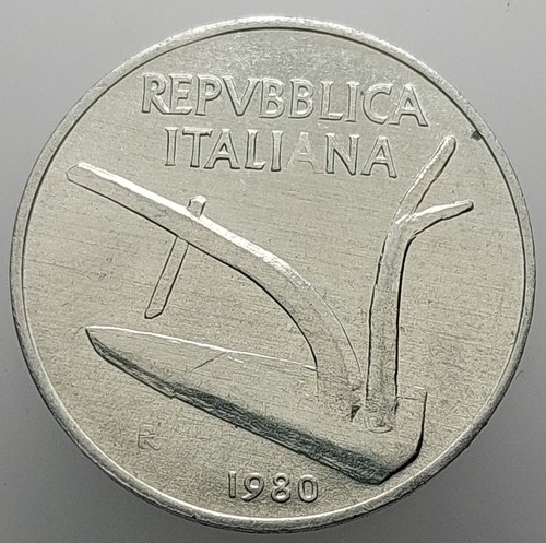 Moneta italia lire 1980 - 10,