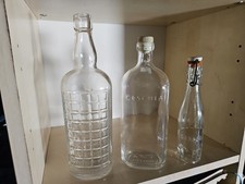 Raro Lotto Bottiglie In Vetro