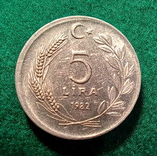 MONETA TURCA 5 LIRE .. 1982