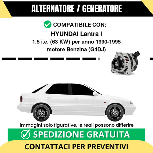 Alternatore hyundai lantra - alternatore,