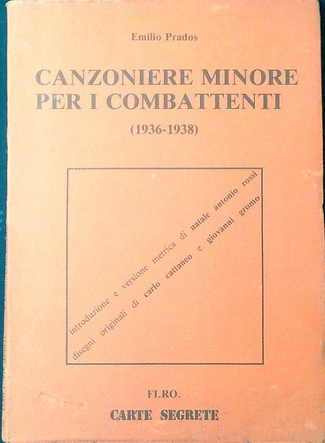 Canzoniere minore per - , i