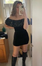 ZARA MINI ABITO VELLUTO
