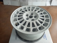 LANCIA DELTA HF INTEGRALE EVOLUZIONE MARTINI 6 N. 4 CERCHI 7,5x15 H2 ET37 BIANCO