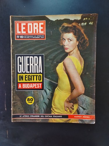 Ore 183 novembre 1956 - le,