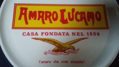 Amaro lucano vassoio vintage