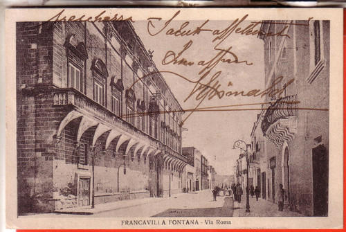 Cartolina francavilla fontana - cartolina,